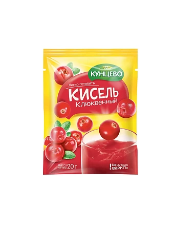 Kissel Kuntsevo cranberry flavor 20 g
