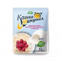 Oat flakes Kashka-Minutka Creamy. With raspberry 43 g