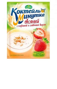 Oat shakes Koktail-Minutka creamy strawberry flavor 37 g