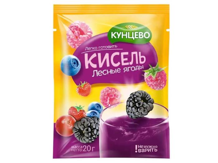 Польза киселя в пакетиках