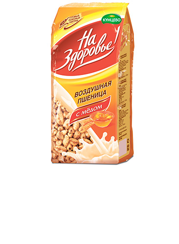 Воздушная пшеница со вкусом мёда ТМ "На Здоровье!" 100 г