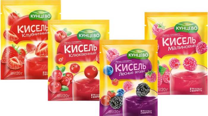 Быстрорастворимый кисель без варки