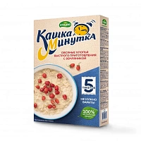 Oat flakes Kashka-Minutka with wild strawberry 185 g