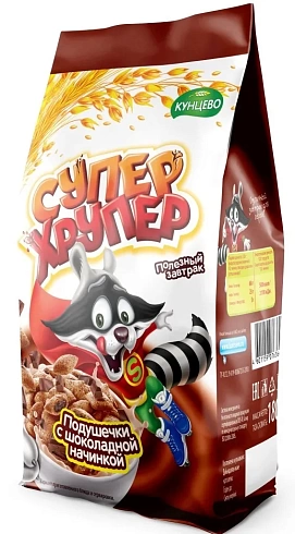 Grain pillows «Super-Hruper» chocolate filling 180 g
