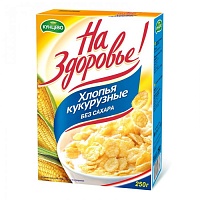 Corn flakes Na Zdorovie no sugar 250 g