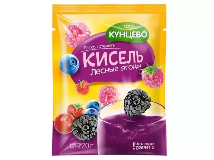 Польза киселя в пакетиках